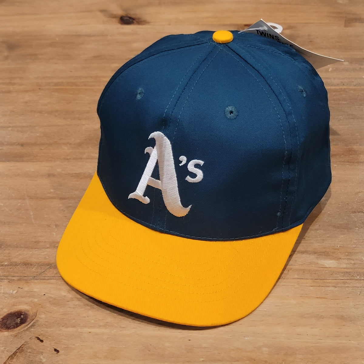 Vintage Oakland Athletics Hat Snapback Youth Kid Boys Green Twins Enterprise 90s