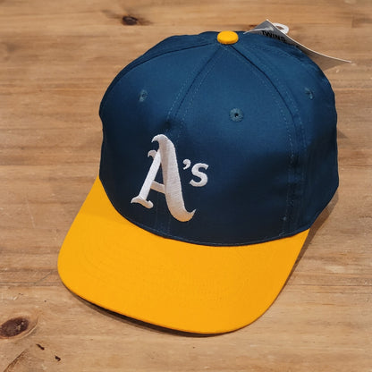 Vintage Oakland Athletics Hat Snapback Youth Kid Boys Green Twins Enterprise 90s