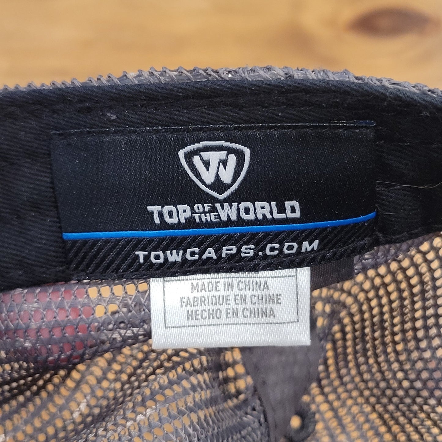 Utah Utes Hat Snapback Black Gray Top of World Striped College One Size