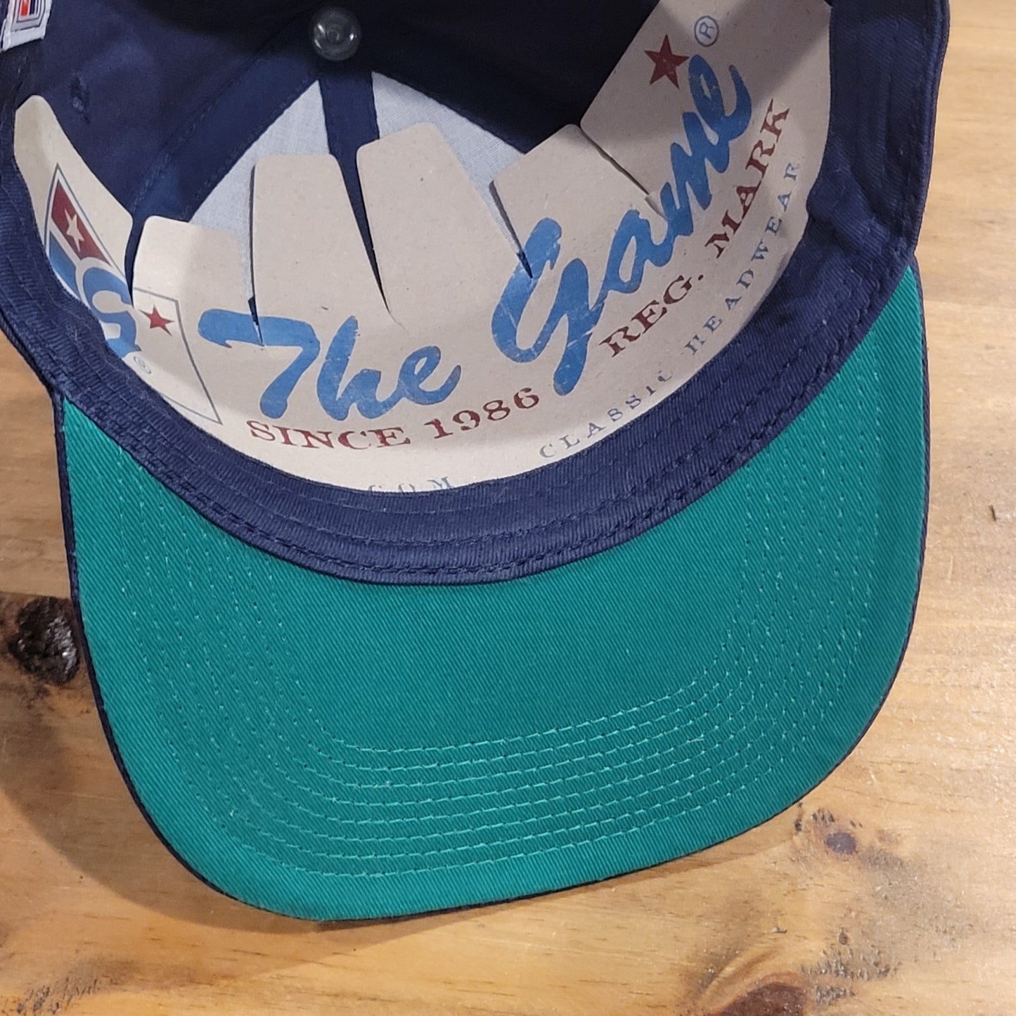 NAVY US Naval Academy Midshipmen Hat The Game 3 Bar Snapback Blue College