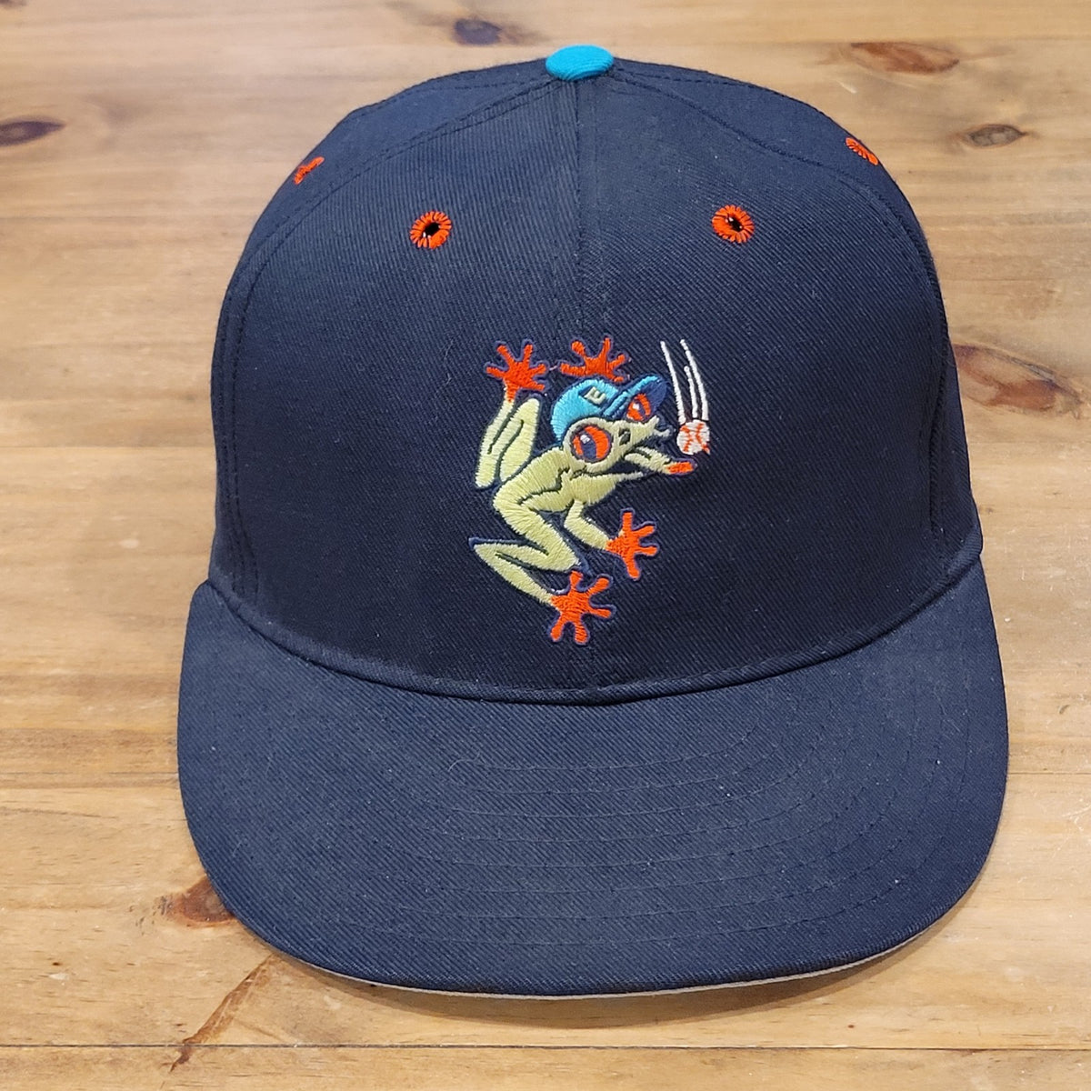 Vintage Everett Aquasox Hat Sz 7 1/4 Fitted Blue MiLB Seattle Mariners Pro Line