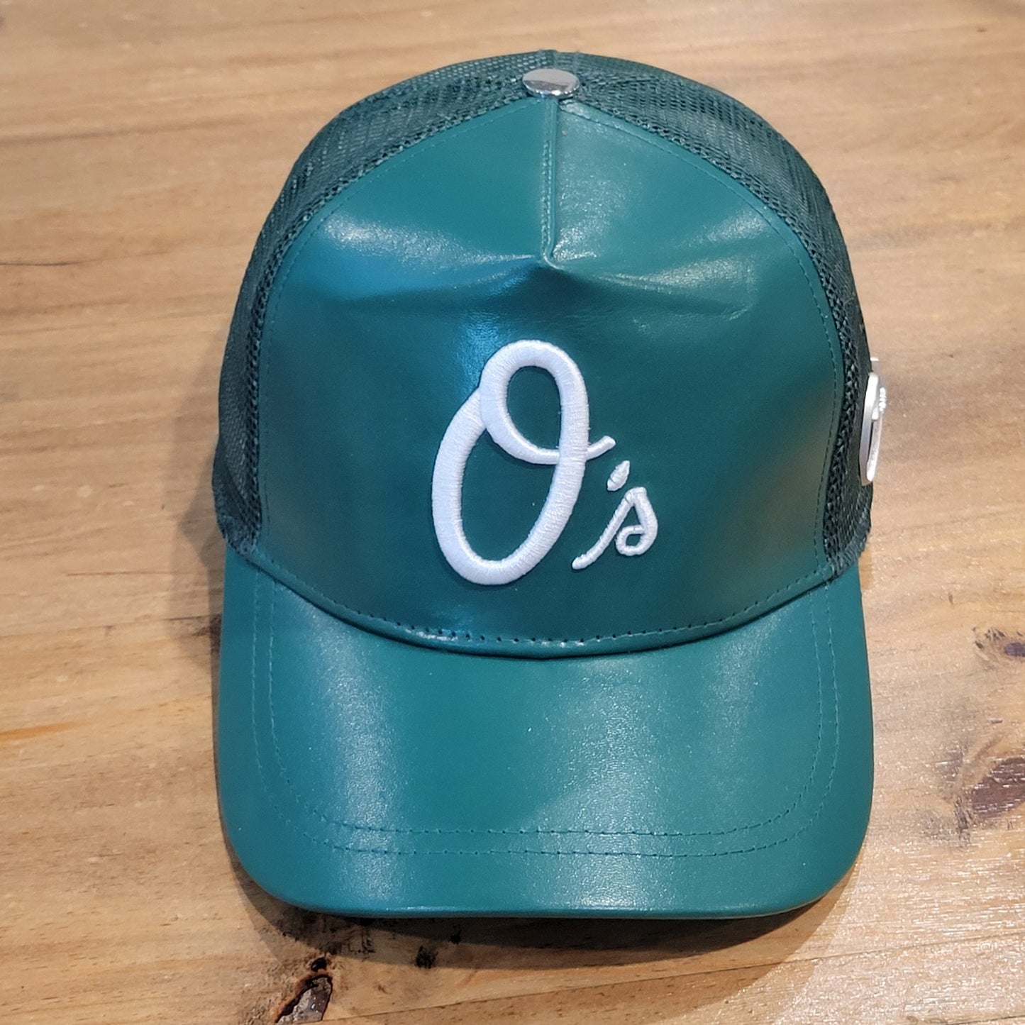 Baltimore Orioles Hat Cowboy Atelier Green Mesh Back Trucker  One Size