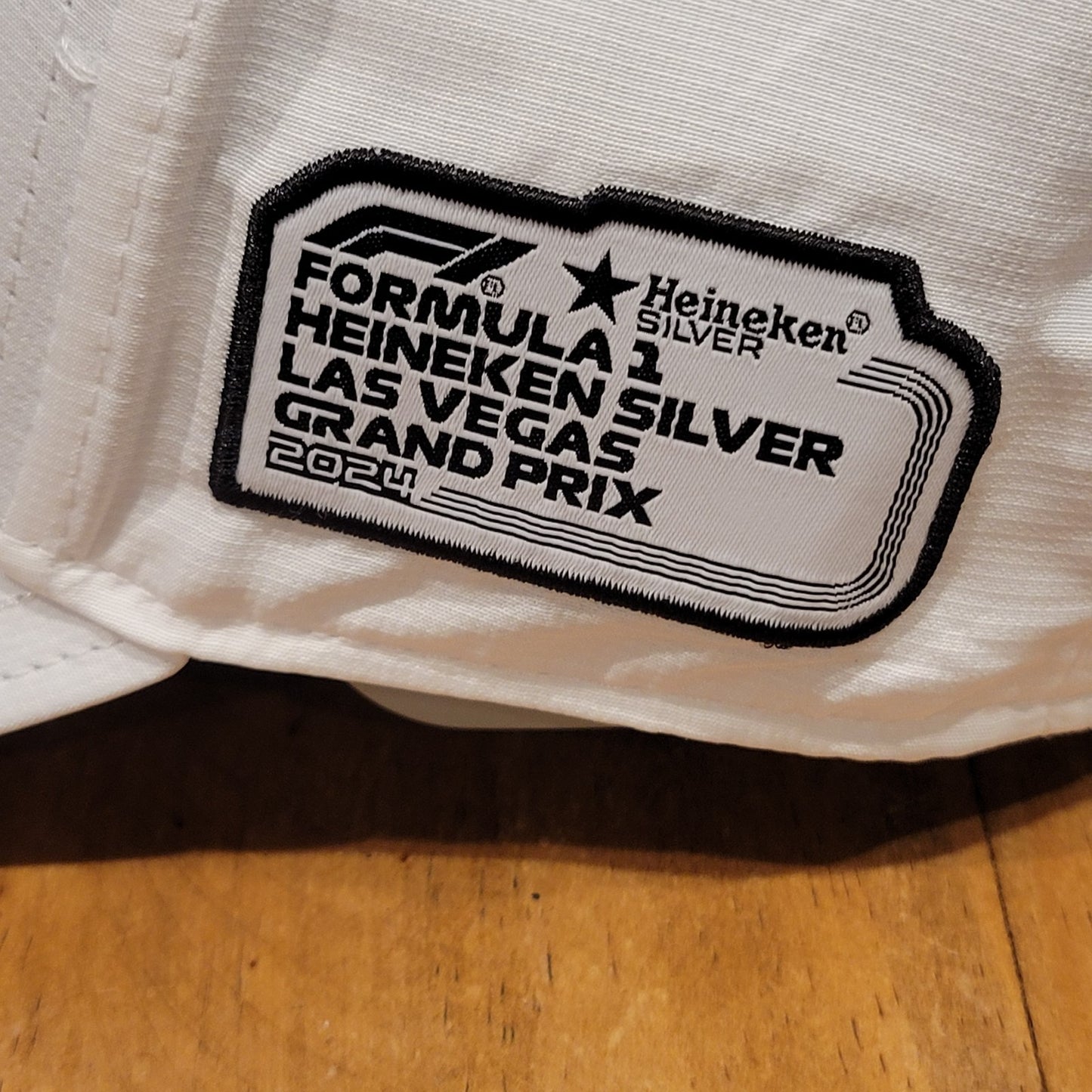 Wynn Formula Grand Prix Las Vegas Hat Strap Back White One Size Race Car Racing