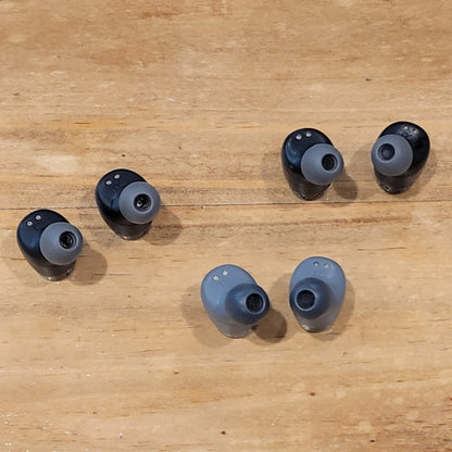 Lot of 3 Skullcandy Jib True Bluetooth Wireless Earbuds Black Gray