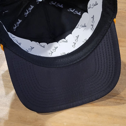 Bad Birdie Golf Hat Cap Snapback Black Rope Texas One Size Adjustable