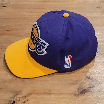 Los Angeles Lakers Hat Mitchell & Ness Big Logo Embroidered Retro HWC Wool Blend