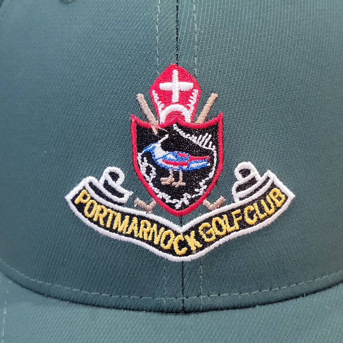 Portmarnock Golf Club Hat Size M/L Flex Stretch Fitted Green Dublin Ireland