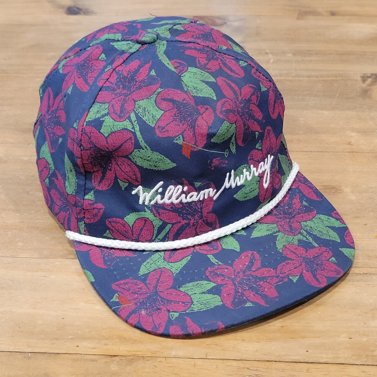 William Murray Hat Snapback Floral Flower AOP Golf Rope Multicolor One Size