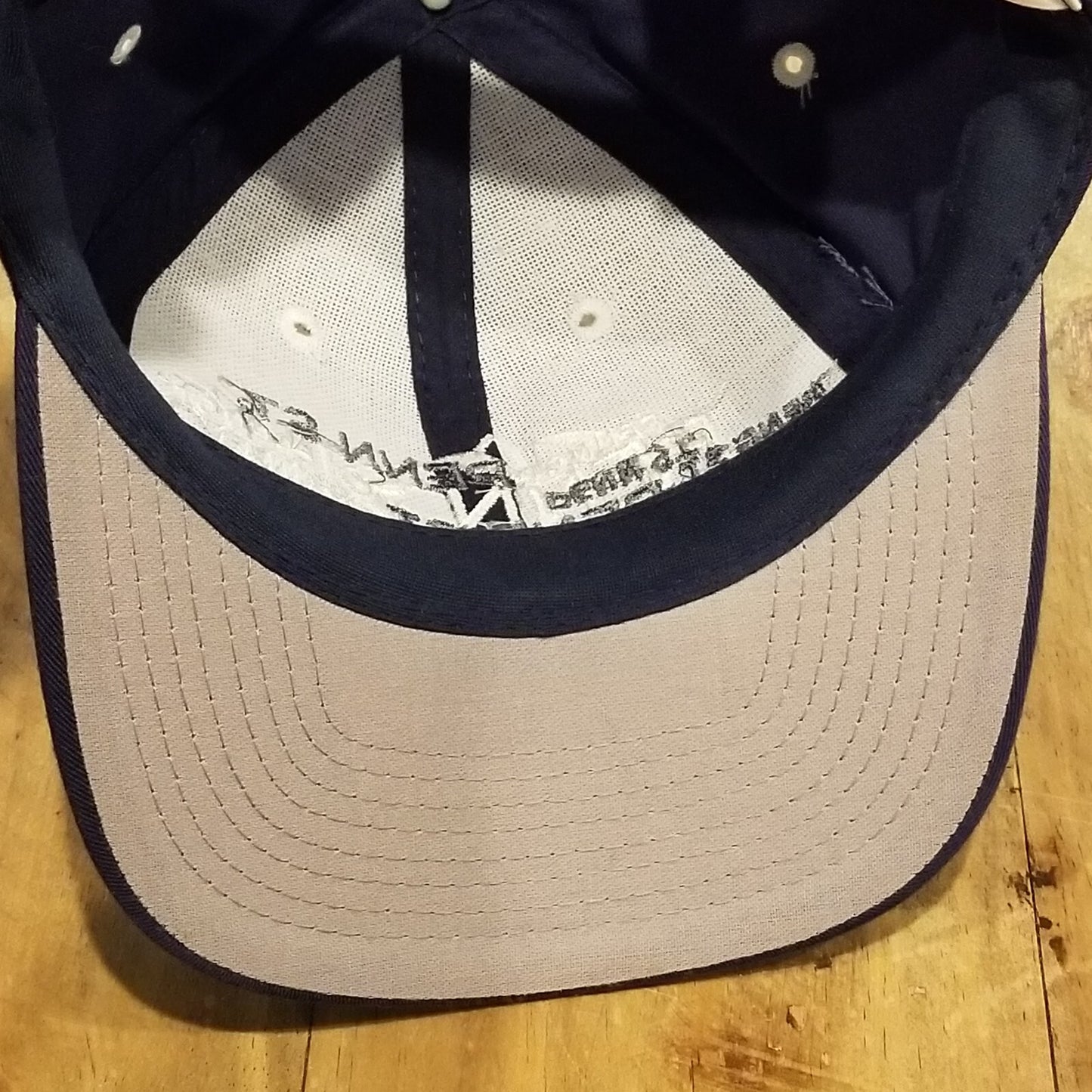 Vintage Penn State Nittany Lions Hat Cap Snapback Top of World Blue 90s