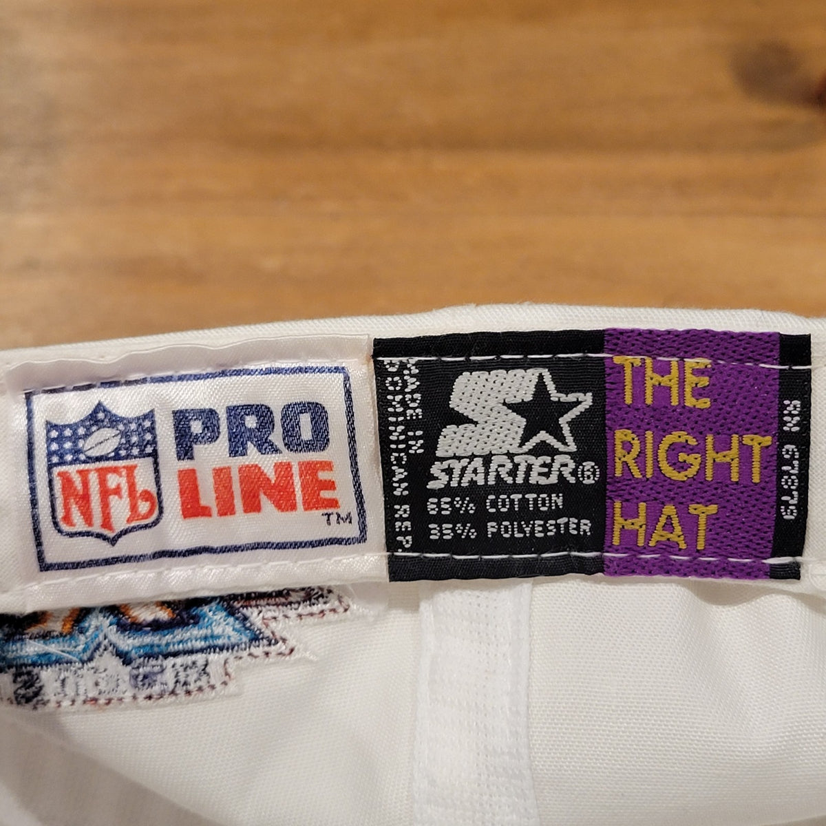 Vintage Super Bowl XXX 30 Starter Hat Cap Snapback White One Size Pro Line