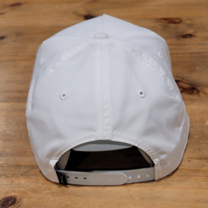 Swinomish Golf Links Hat Snapback Imperial White Rope One Size Patch Washington