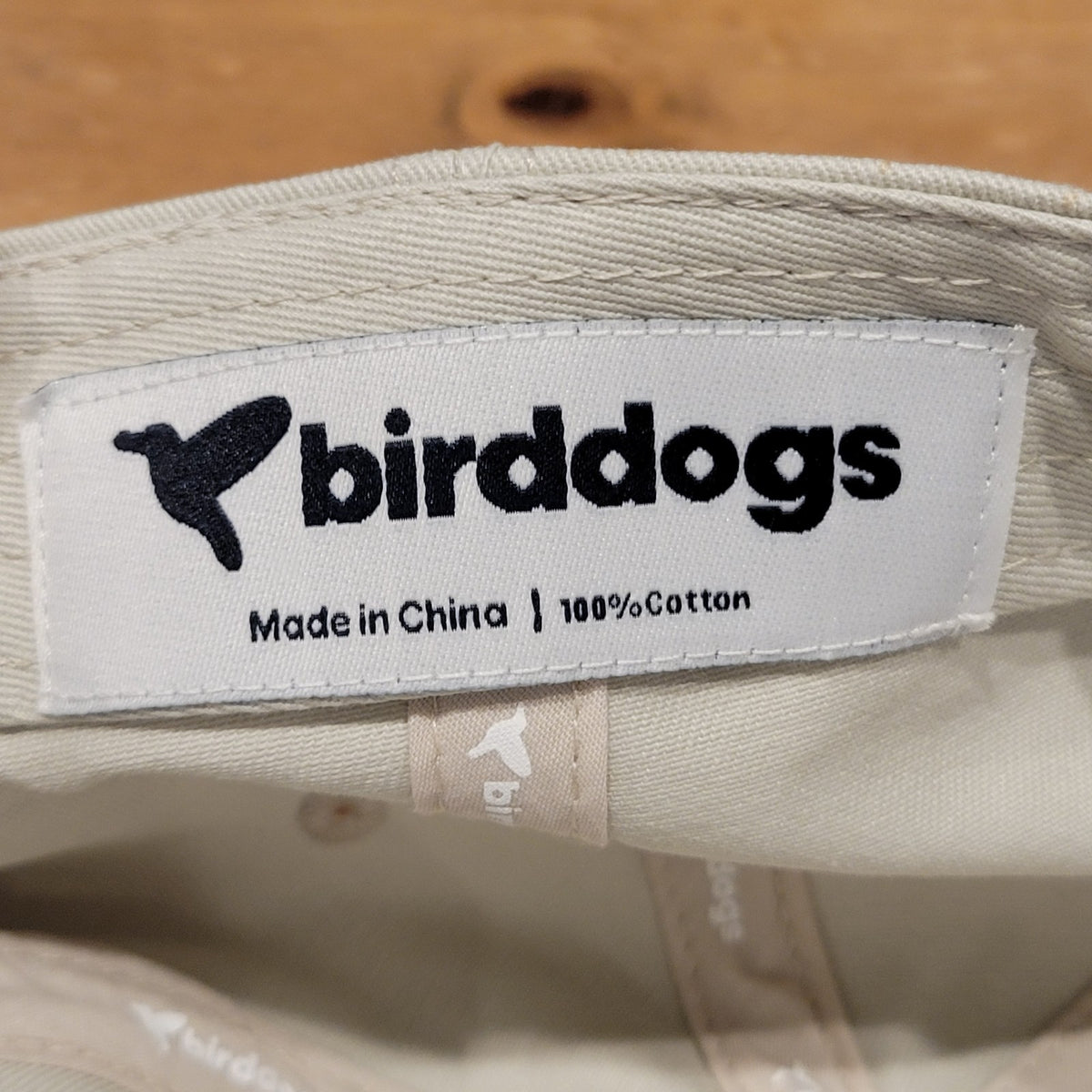 BirdDogs Hat Cap Snapback Beige Blue Rope Bean Rosters One Size Adjsutable