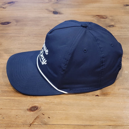 Have A Day Golf Hat Cap Snapback Blue White Spell Out Rope Imperial Golfer