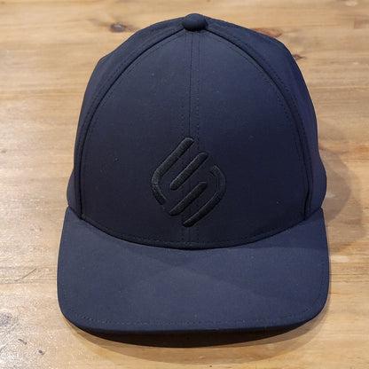 Swannies Golf Hat Cap Snapback Black One Size Adjustable Golfer