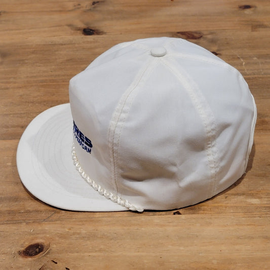 Vintage Toyo Tires Hat Snapback White Rope Driven to Perform Racing Car Made USA