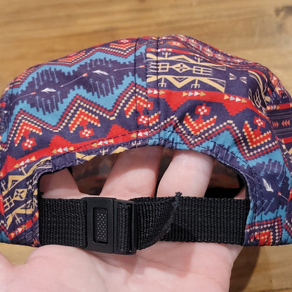 Empyre Surplus Co 5 Panel Hat Aztec Southwestern Geometric Geometric Camp Cap