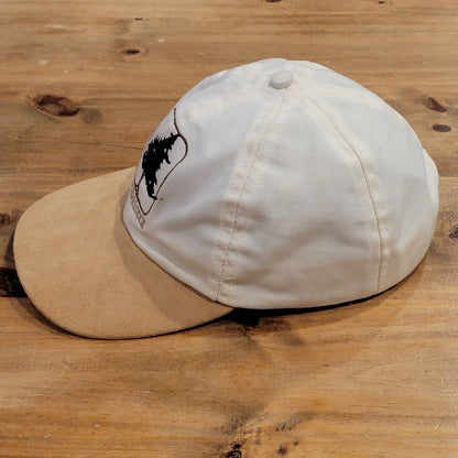 Vintage Big Cedar Lodge Hat Strap Back Imperial Suede Bill Ridgedale Missouri