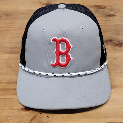 Boston Red Sox Hat New Era Snapback Golfer Rope Gray One Size MLB Baseball
