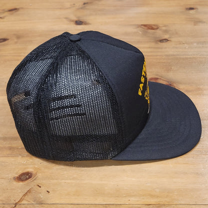 Vintage Fasteners Inc Nut & Bolt Trucker Hat Black Construction Building
