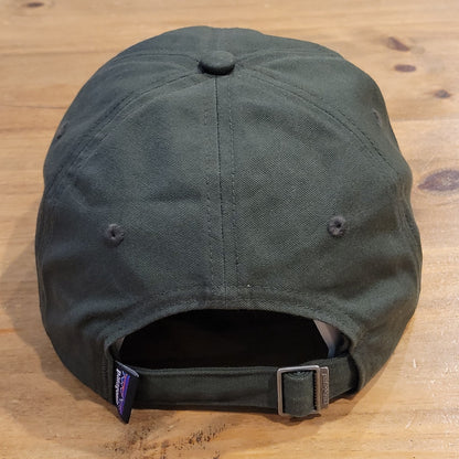 Patagonia Hat Strap Back Green Grizzly Bear Patch Logo Cotton Dad Unstructured