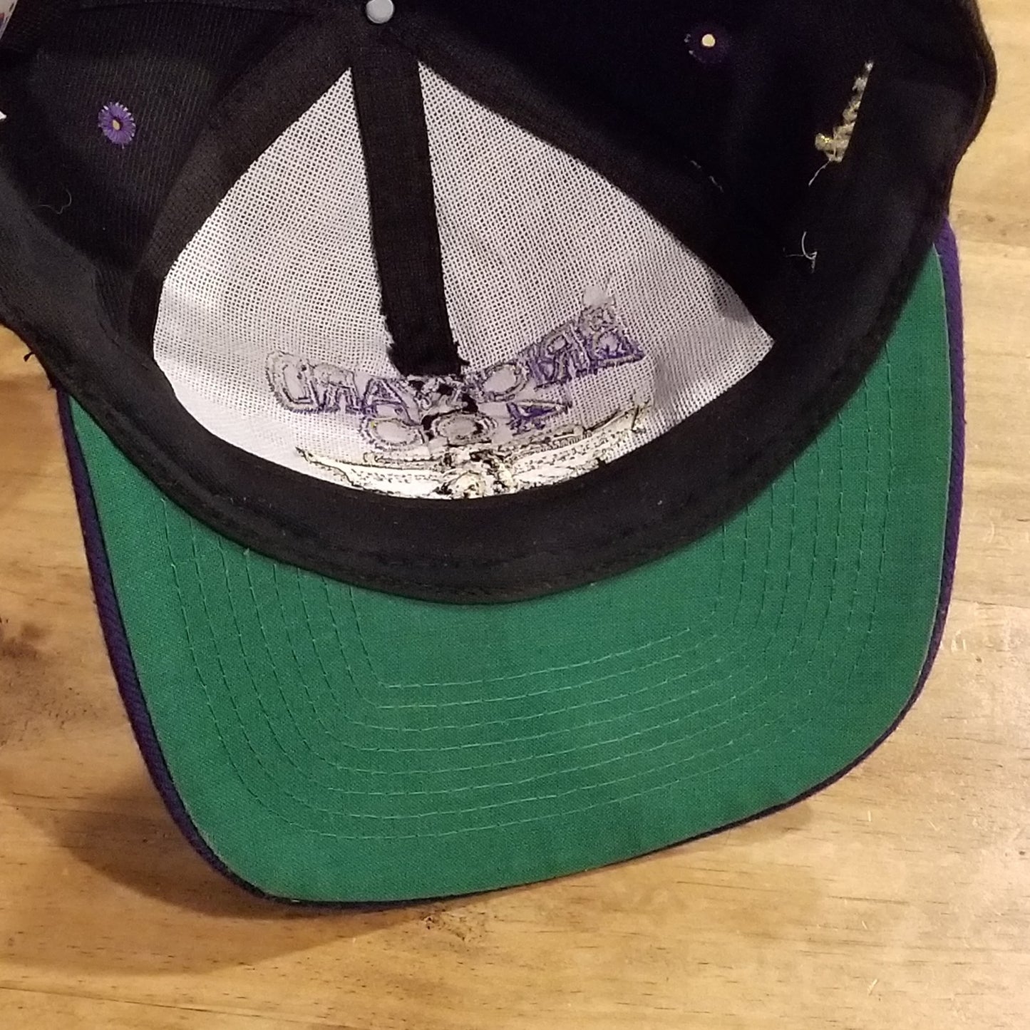 Vintage Brickyard 400 Indy Hat Snapback Black Wool Blend Logo 7 limited Edition