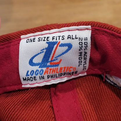 Vintage San Francisco 49ers Hat Logo Athletic Spike Diamond Wool Blend Red NFL
