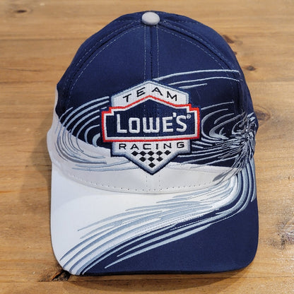 Vintage Lowe's Team Racing Hat Snapback Youth Kids Boys Jimmy Johnson NASCAR 48