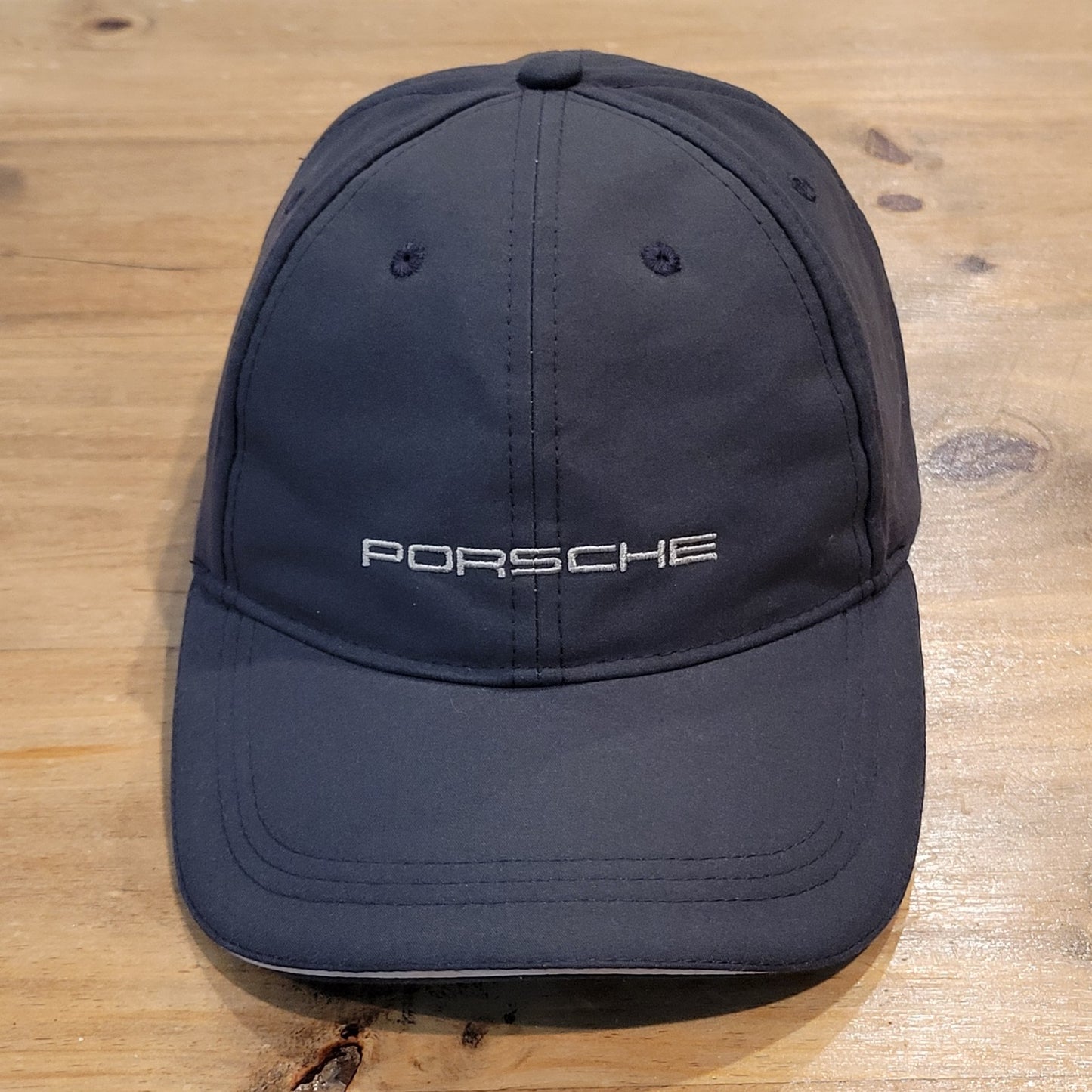 Porsche Hat Cap Strap Back Black Car Race Racing One Size Adjustable