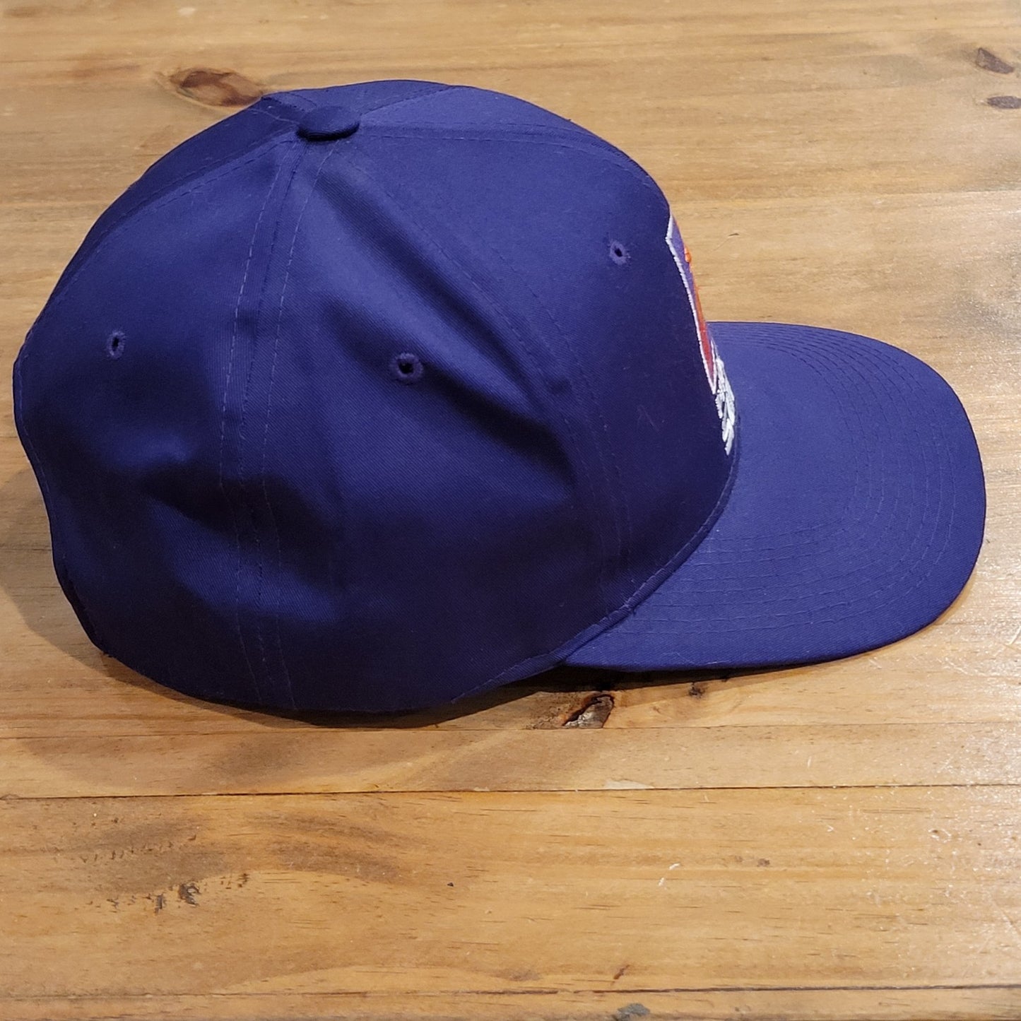 Vintage Phoenix Suns Hat Snapback ANNCO Purple Plain Logo 90s NBA Basketball