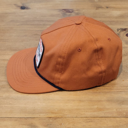 Sendero Hat Snapback Orange Bass Fishing Waco Texas Patch One Size Outdoor