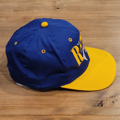 Vintage Los Angeles Rams Hat Snapback Drew Pearson Twill NFL Football 90s Blue