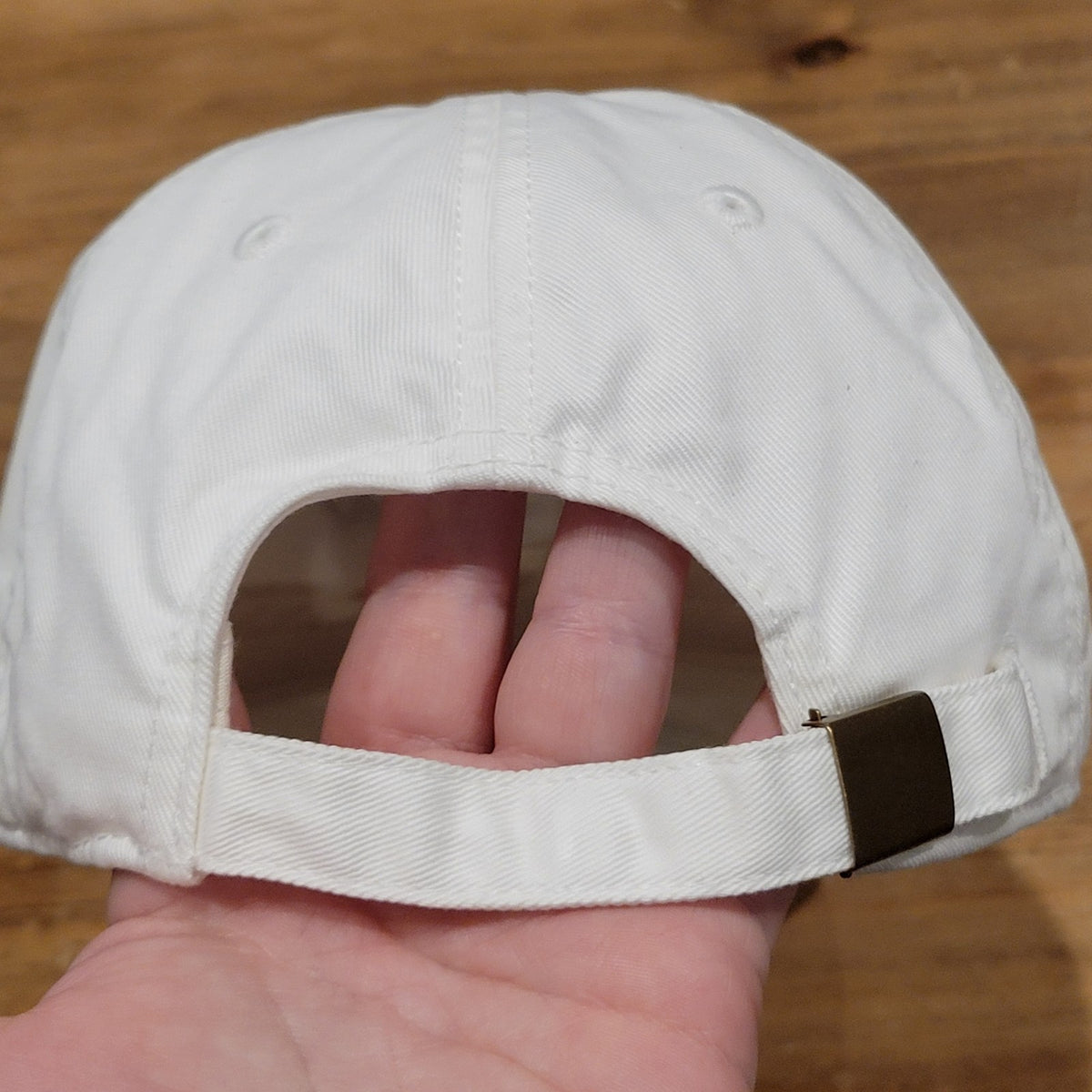 J. Crew Hat Cap Strap Back White Cotton Dad Spell Out One Size Adjustable