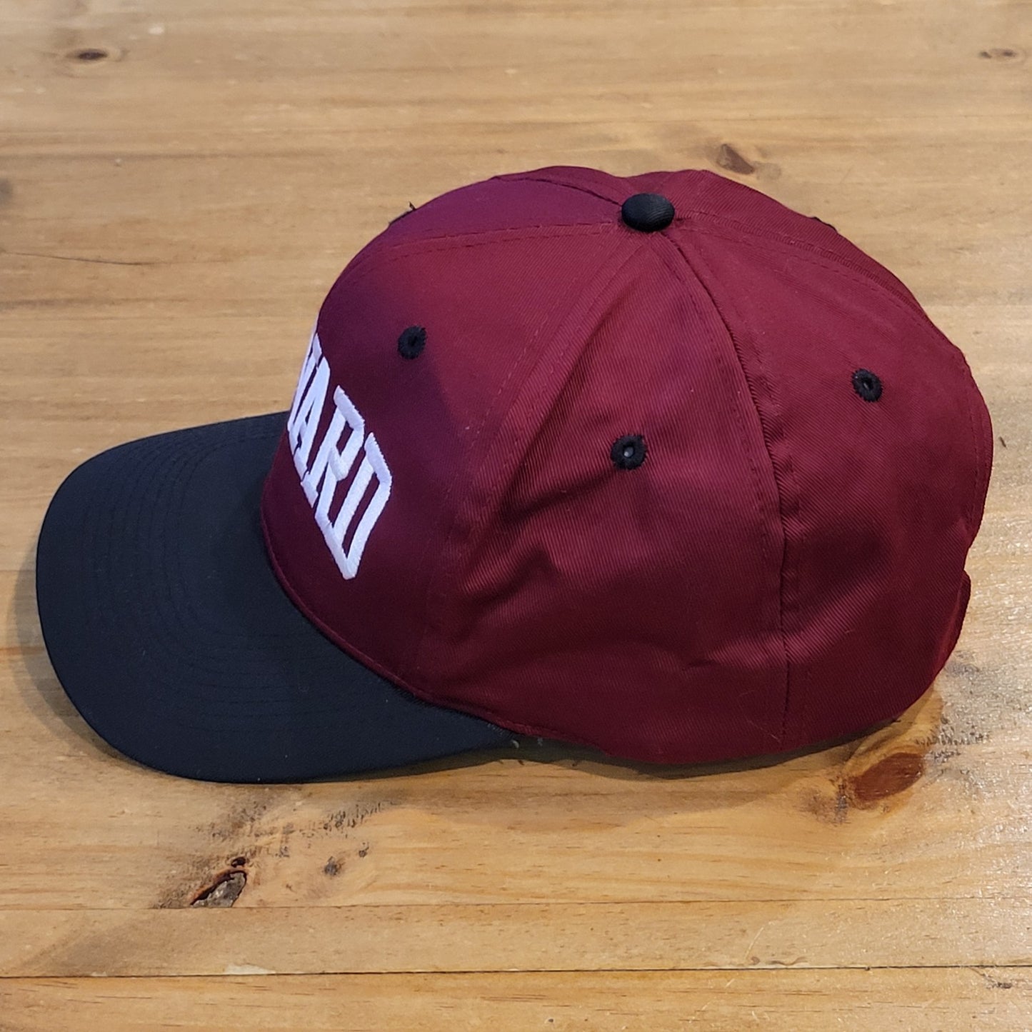 Vintage Harvard Crimson Hat Snapback Red Arch Spell Out Logo 90s University