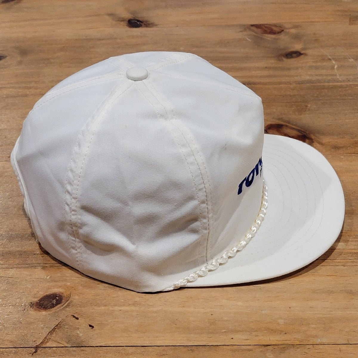 Vintage Toyo Tires Hat Snapback White Rope Driven to Perform Racing Car Made USA