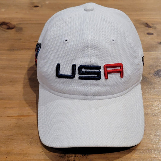 Ryder Cup New Era Hat Cap Strap Back Golf White USA United States One Size