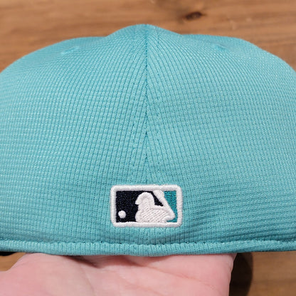Seattle Mariners Hat New Era Size 7 1/2 Fitted Star Logo Batting Mesh On Field