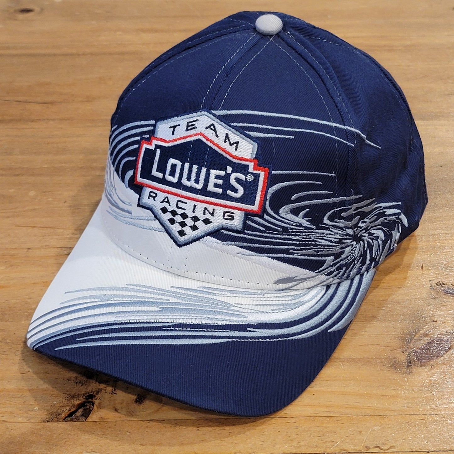 Vintage Lowe's Team Racing Hat Snapback Youth Kids Boys Jimmy Johnson NASCAR 48