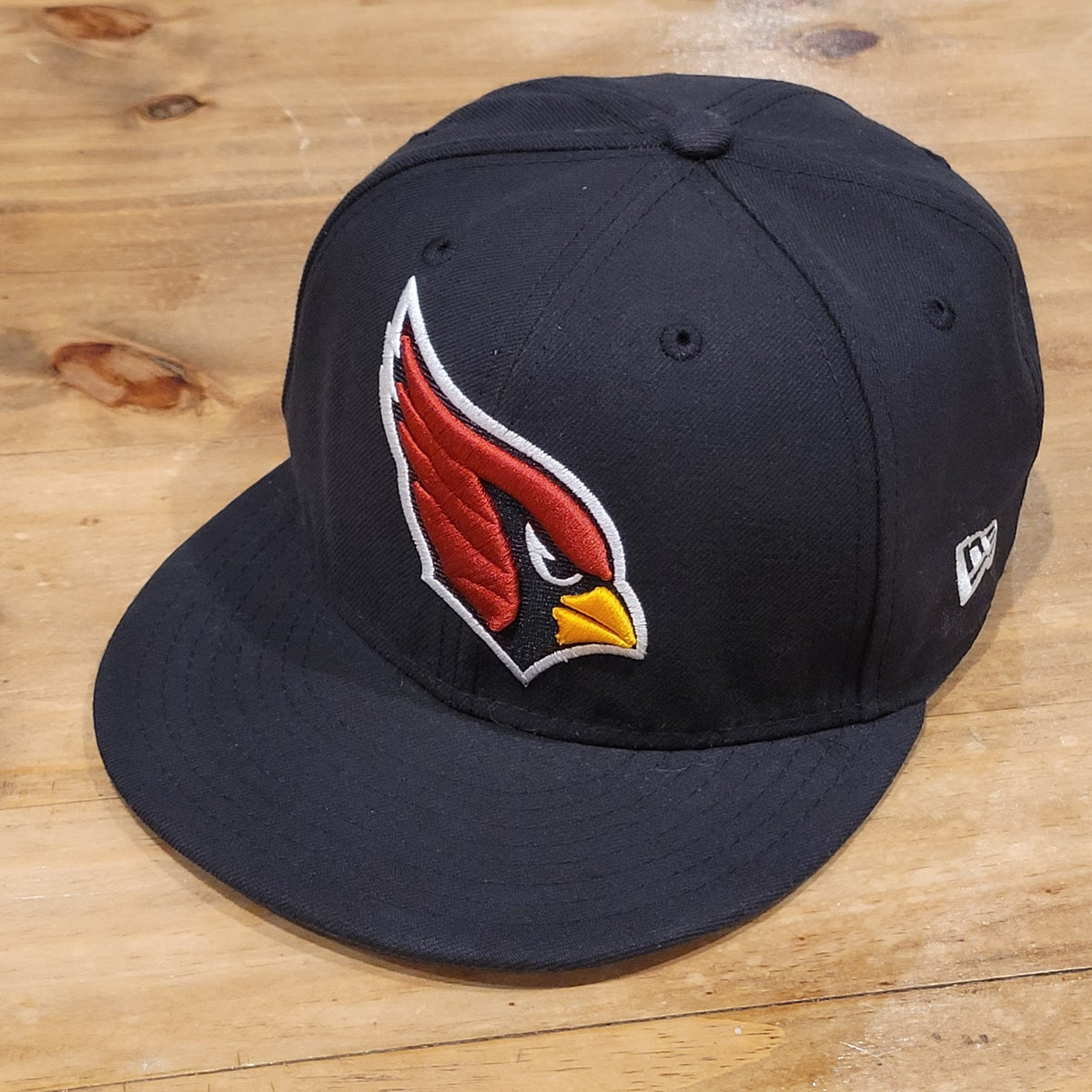 Arizona Cardinals Hat New Era Size 7 1/4 Fitted Black NFL Football