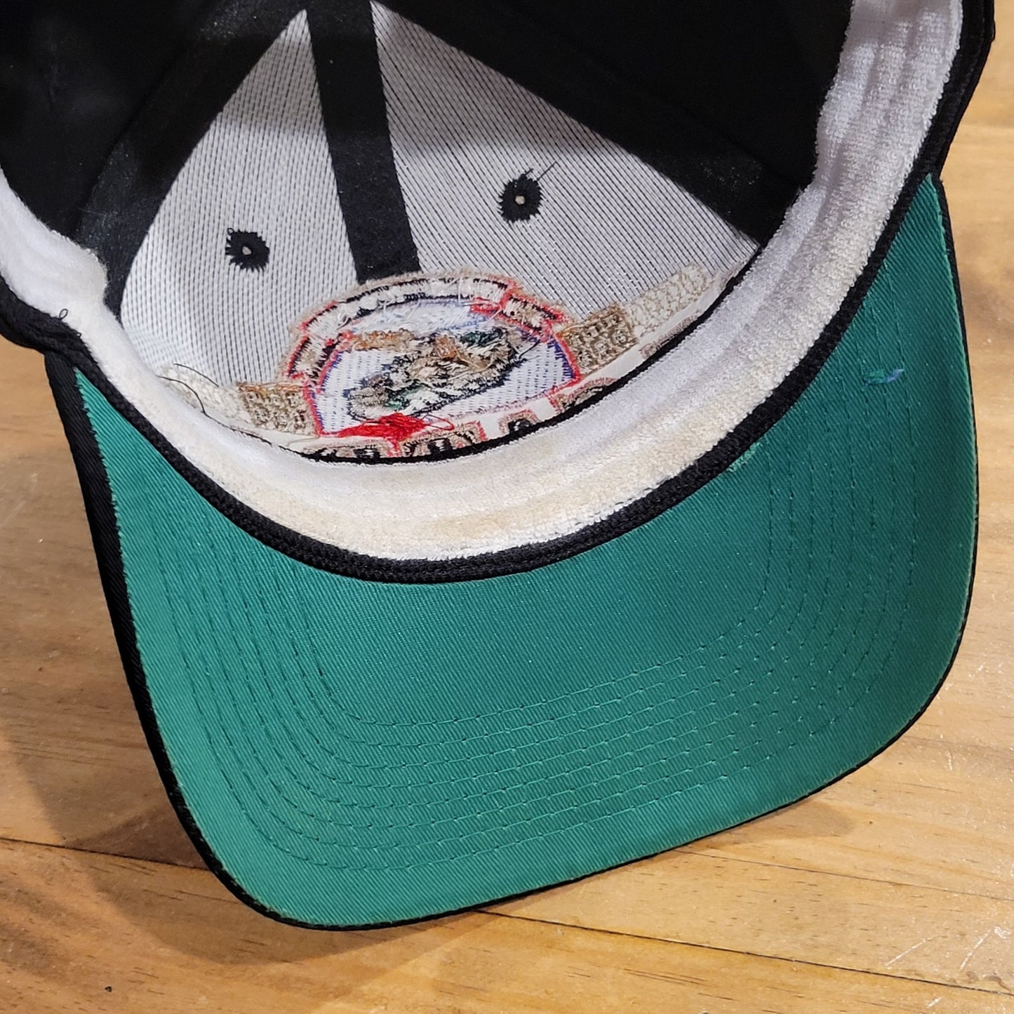 Vintage Alcatraz The Rock Hat Snapback San Francisco 90s Spell Out Big Logo