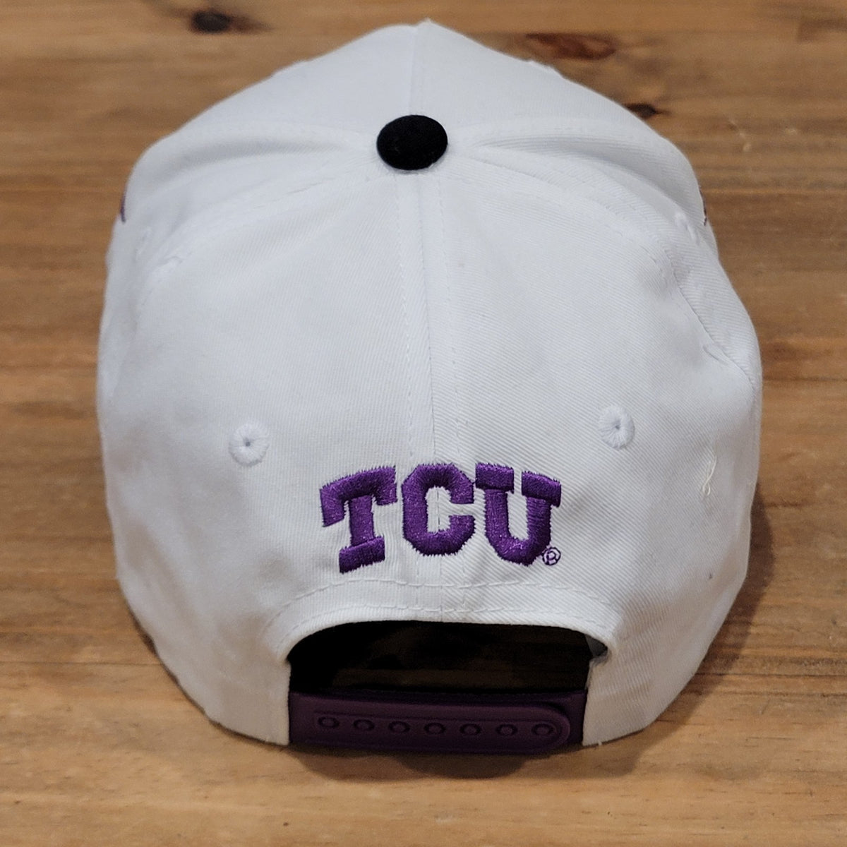 TCU Horned Frogs X Texas Rangers Hat Snapback Diamond Cut Promo Stadium