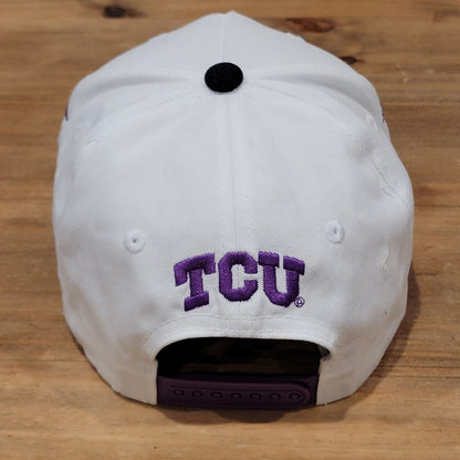 TCU Horned Frogs X Texas Rangers Hat Snapback Diamond Cut Promo Stadium