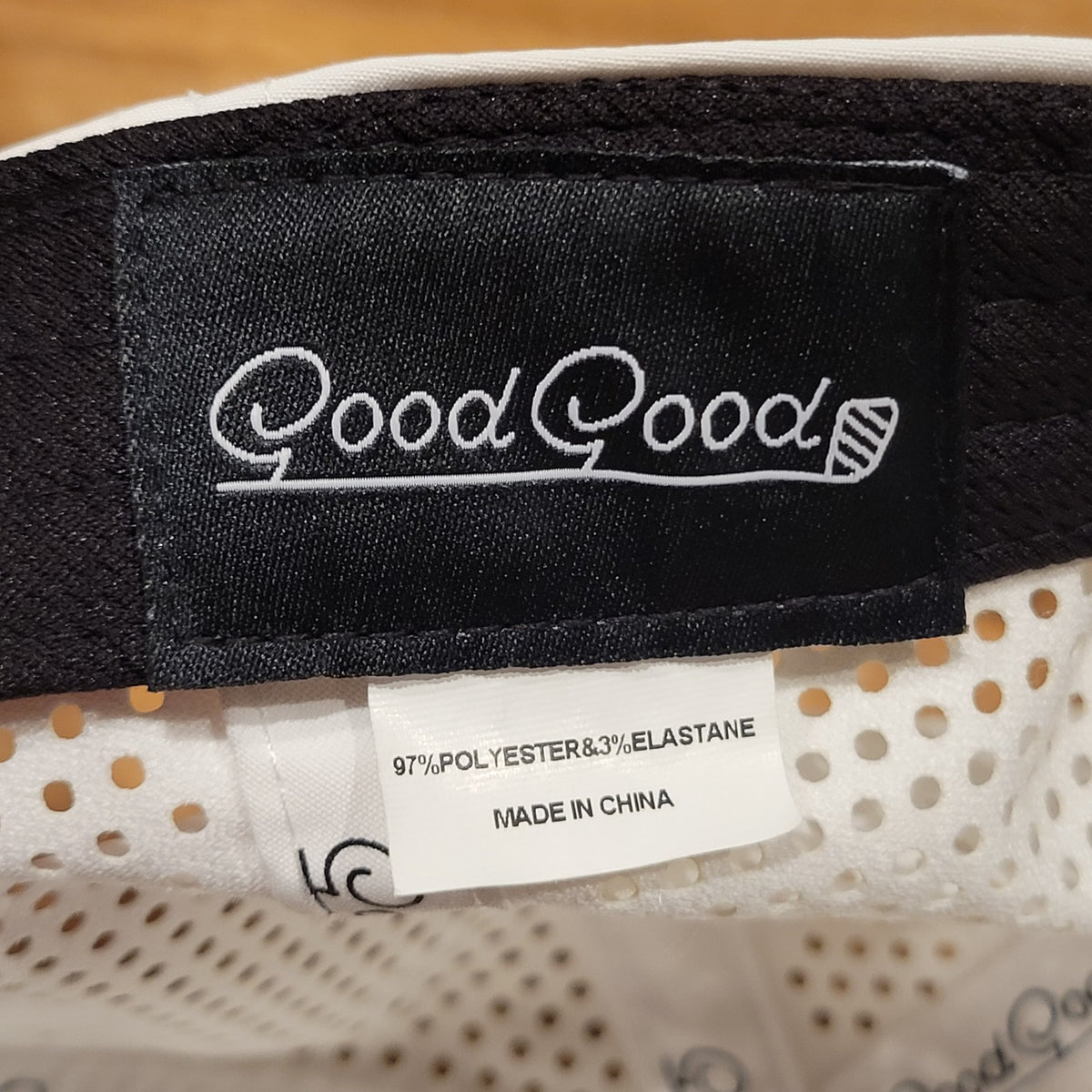 Good Good Golf Hat Cap Snapback White Rope Patch Flexible Bill Golfer One Size