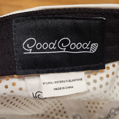 Good Good Golf Hat Cap Snapback White Rope Patch Flexible Bill Golfer One Size