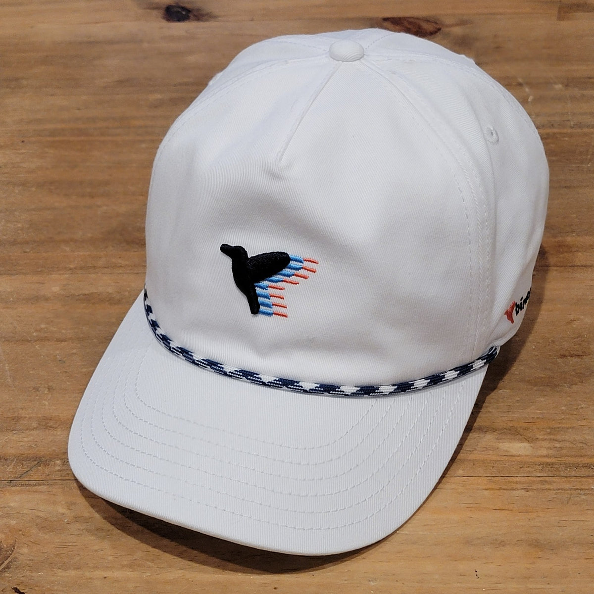 Birddogs Hat Cap Snapback White Rope Embroidered Bird Logo One Size Cotton