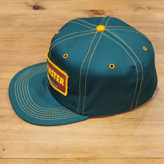 Vintage Grow Master Snapback Trucker Big Patch Farm Plant Ranch Green 80s 90s