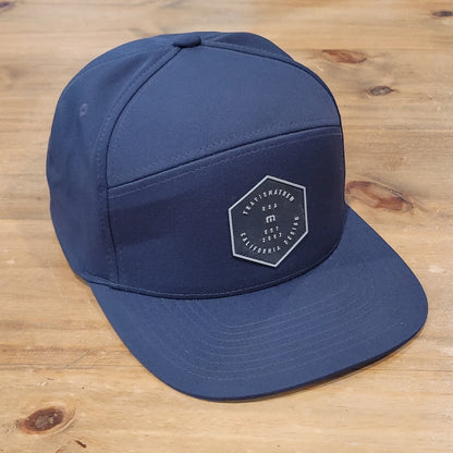 Travis Mathew Hat Snapback 5 Panel Patch California 110 Flex Adjustable Est 2007