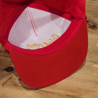 Vintage Coca-Cola Hat Snapback Rope 90s NOS Dead Stock Coke Soda One Size