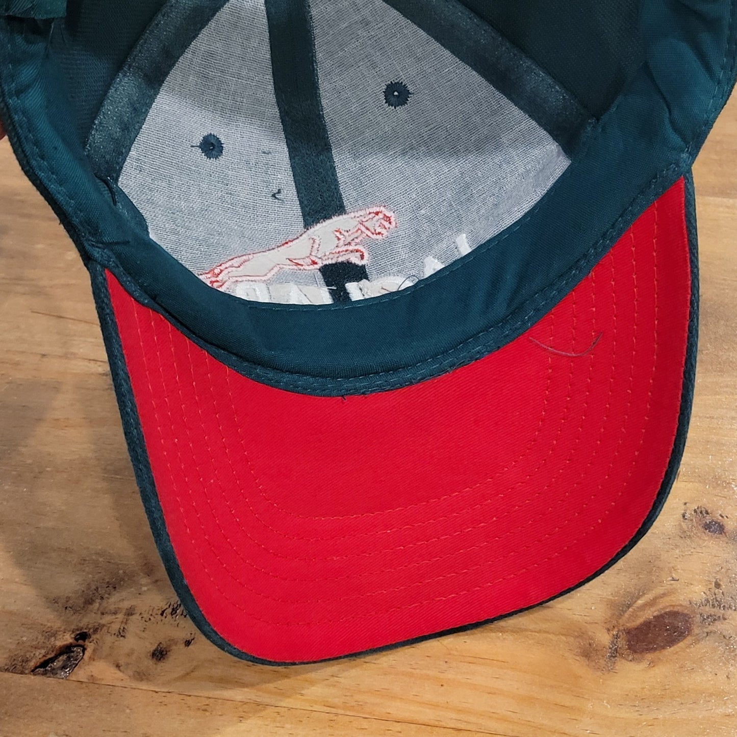 Vintage Jaguar Racing Hat Strap Back Green 90s Y2K Car Race F1 Grand Prix
