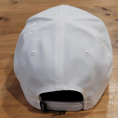 Ping Hat Snapback White Birdie Spell Out Logo One Size Adjustable