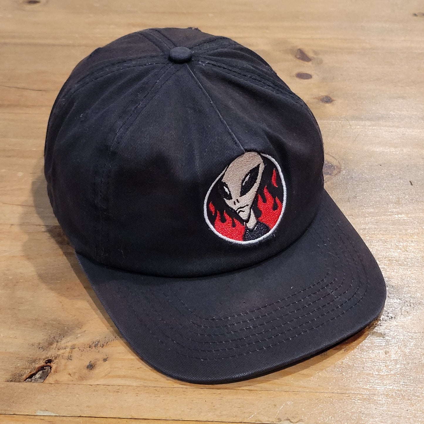 Thrasher Alien Logo Hat Snapback Black One Size Thrasher Magazine Skateboarding